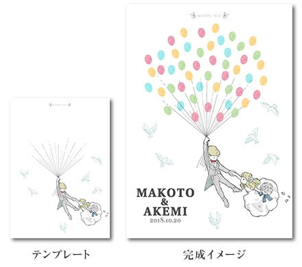 風船のウェディングツリー③