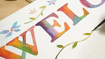 きめ細やかな手描き